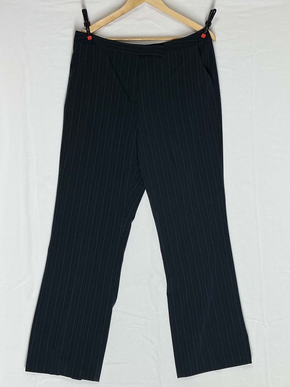 Black Pinstripe Dress Pants